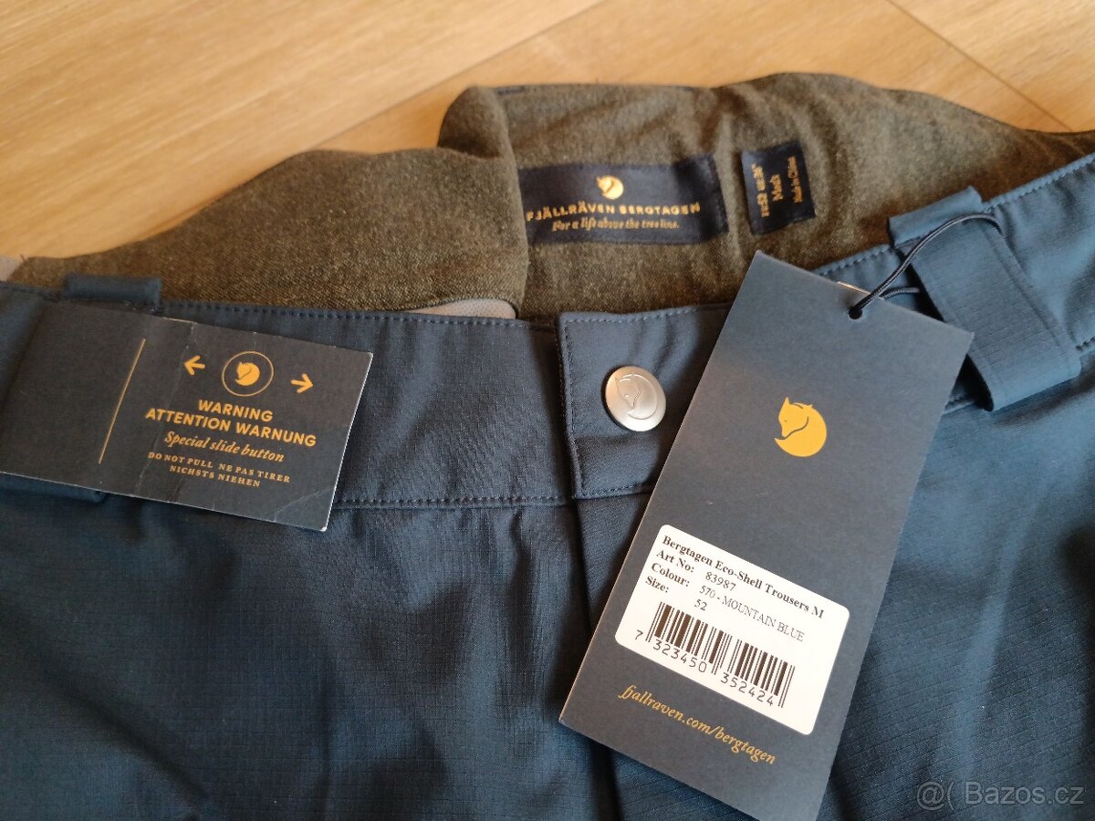 Fjallraven - Bergtagen Eco-shell Trousers M - 6