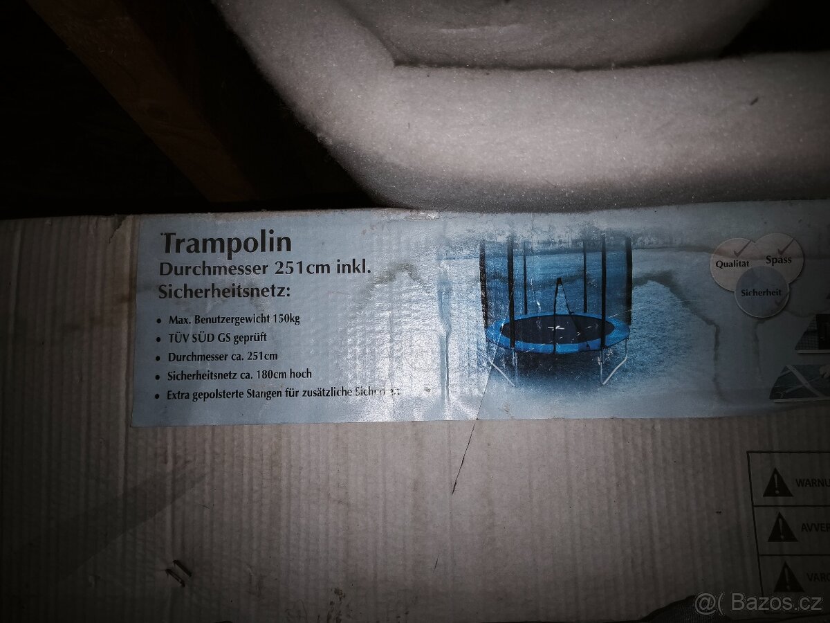 Trampolína 251 cm – funkční - 6