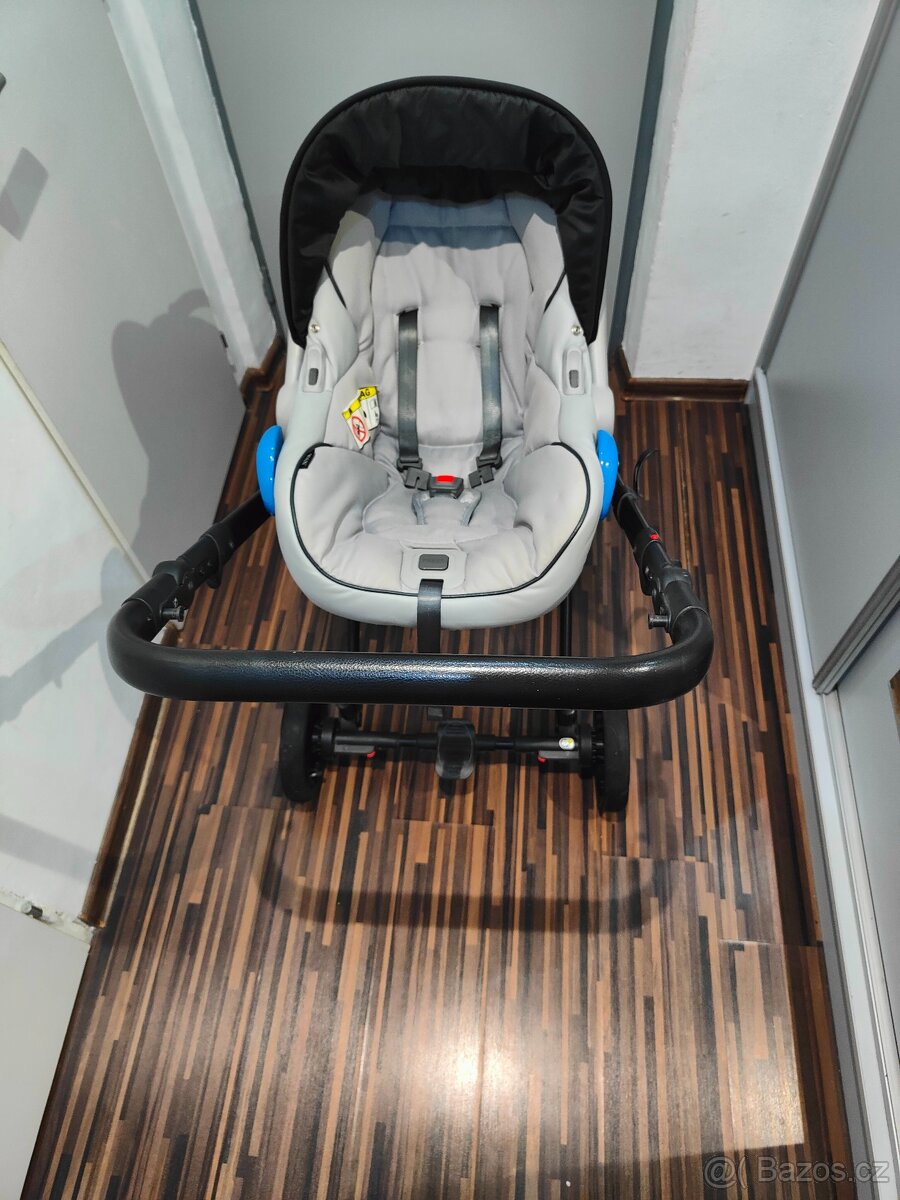 Prodáme kombinovaný kočárek Anex Cross 3v1 po jednom dítěti. - 6