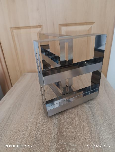 Vysunovací nerezová polička na kořenky - 6