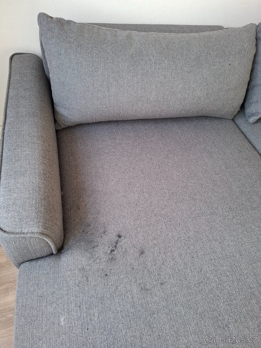 Rohová sedací souprava - šedá - 6