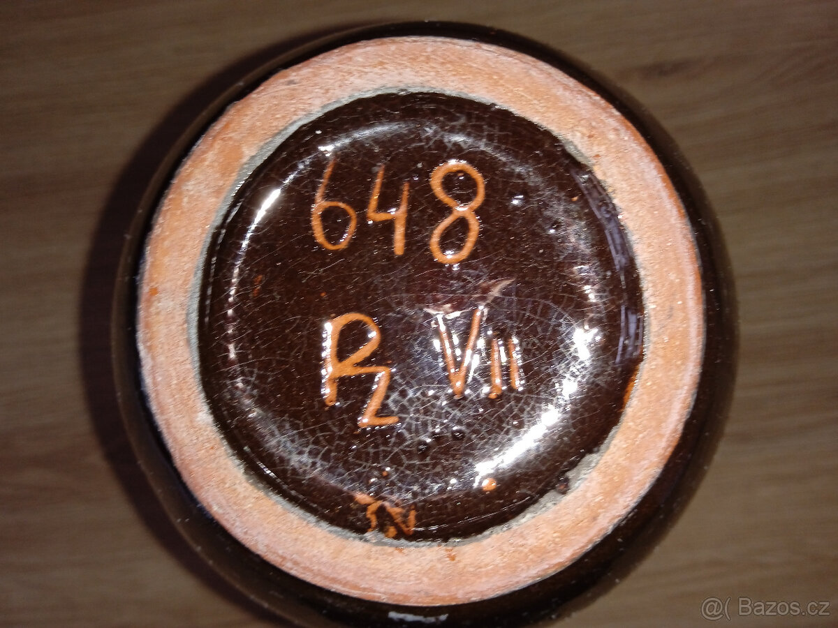 Retro váza z keramiky-Pozdišovce Slovensko - 6