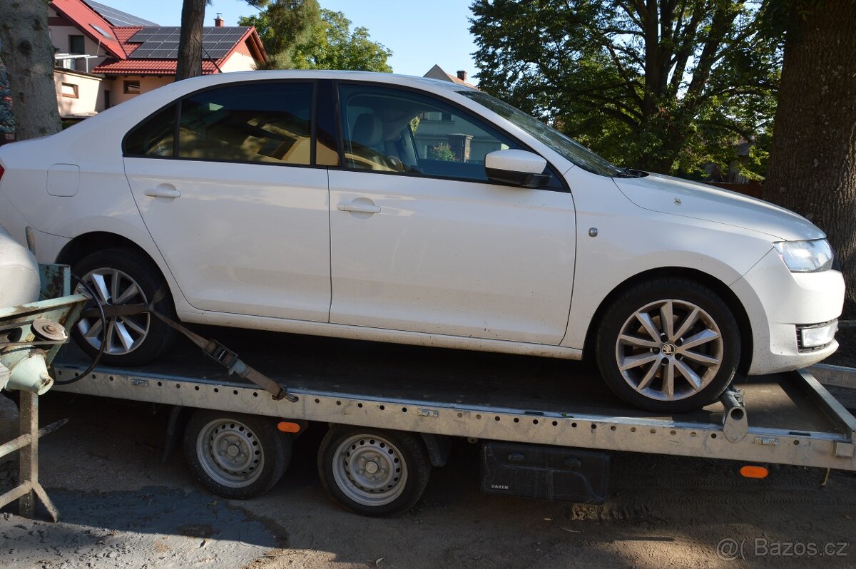Škoda Rapid 1.6TDI 66kW klima park výhřev ALU - 6