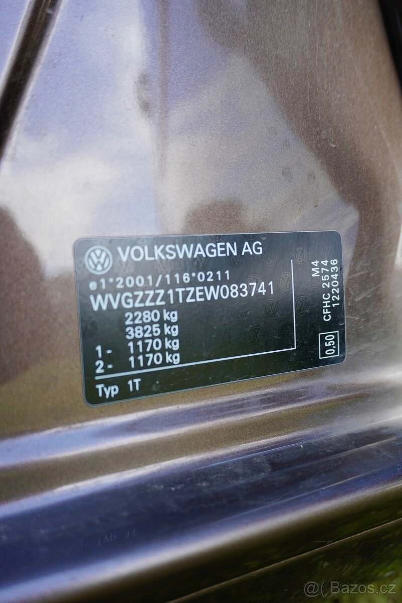 VW Touran 2.0 tdi 103kW, 7 míst, r.2014 - 6