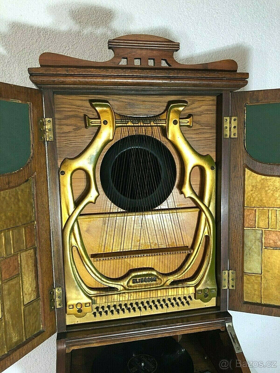 VZÁCNÉ - KLINGSOR GRAMOPHONE CIRCA 1912 - 6