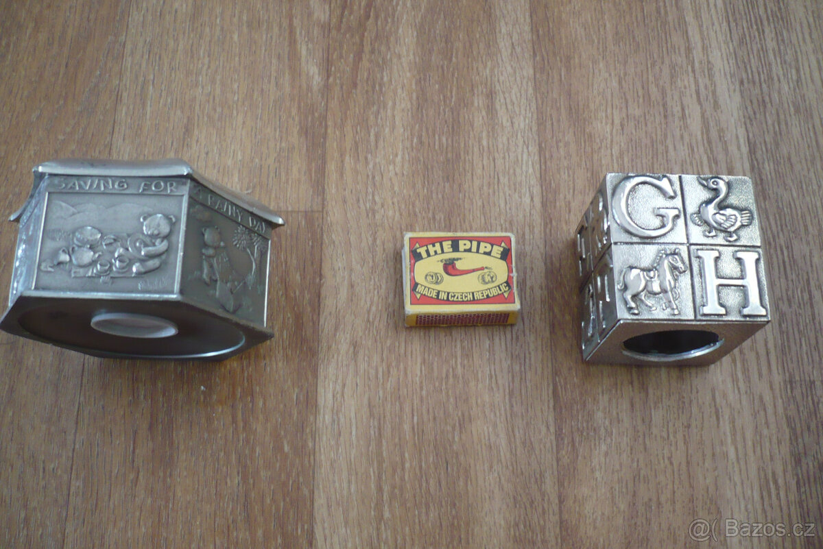 staré anglické pokladničky - 6