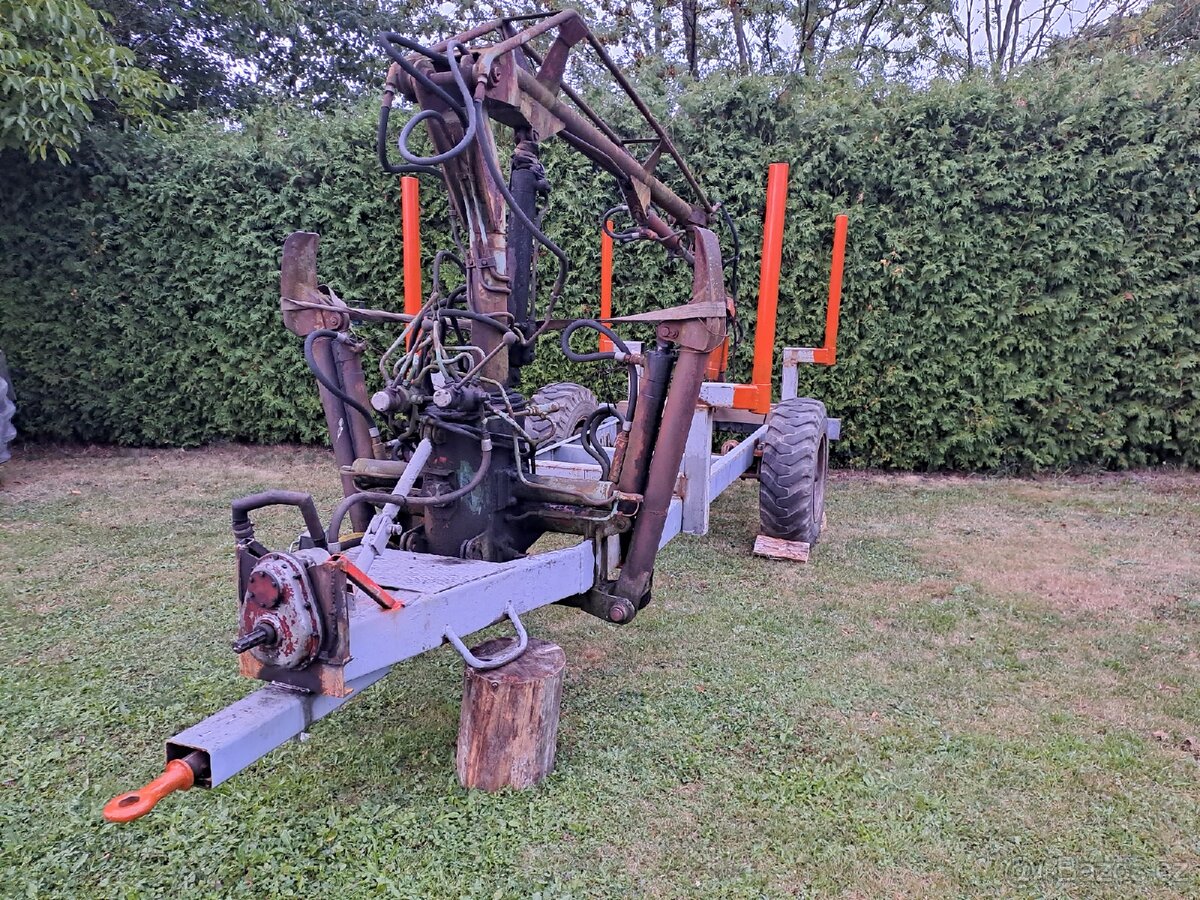 Vyvazecka dřeva hydraulická ruka unhz500 - 6