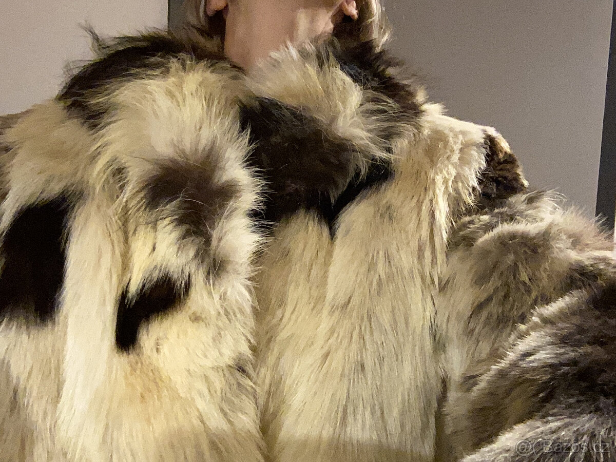 Kožíšek hnědobéžový pravý - 6