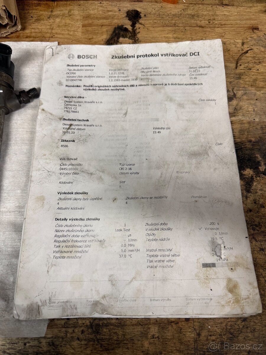 Vstřiky Alfa Romeo 159 2.4jtd 154kw - 6