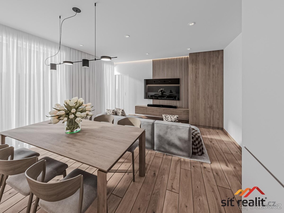 Prodej novostavby 4+kk, 107 m2, Praha 9 - Jahodnice, 2 parko - 6