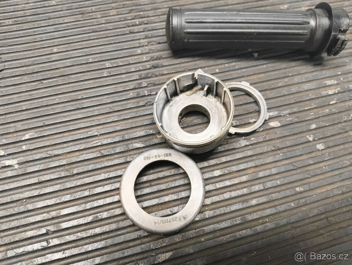 Přepínač světel plyn Jawa 634 350 první typ bizon řidítka - 6