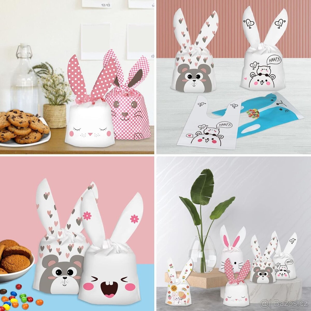 Set 36 ks slavnostních sáčků na sladkosti, sušenky - 6