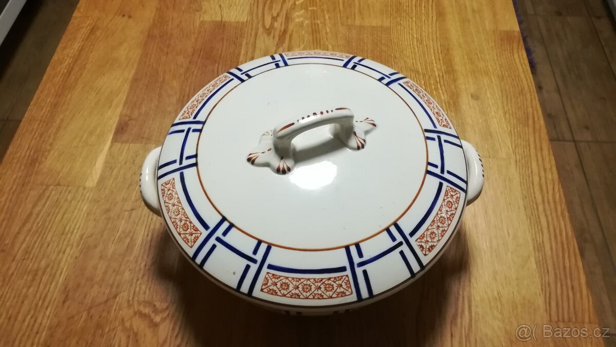 ART DECO KAMENINOVÁ SESTAVA LONGWY FRANCIE - 6