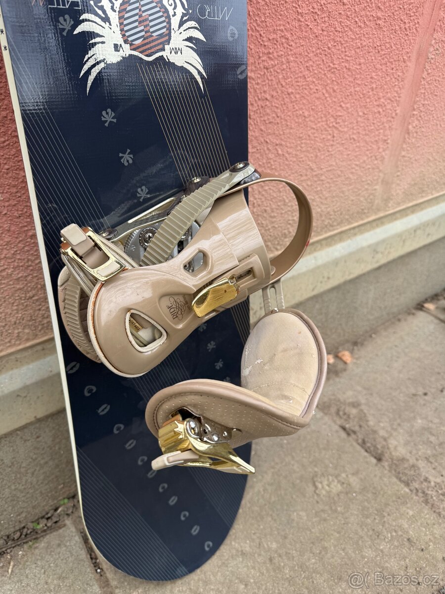 Snowboard Nitro Fate 46+vazani+boty Burton - 6