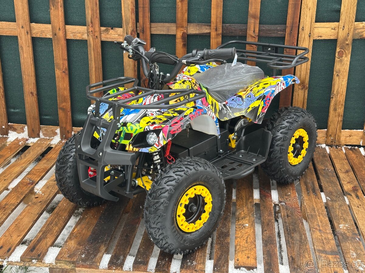 Elektro ATV Čtyřkolka 1200W 48V kola 6” AE006-7 - 6