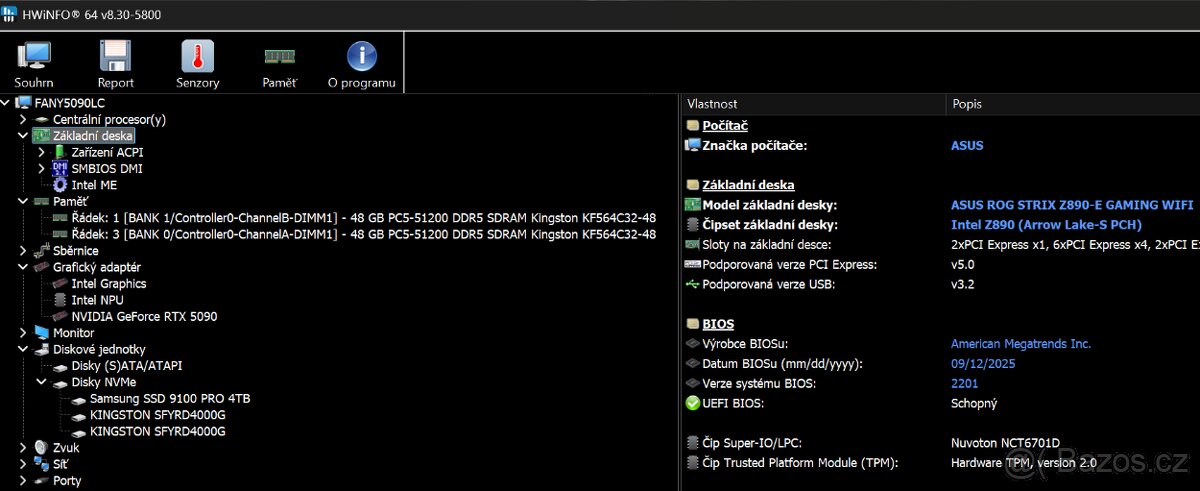 ASUS RTX 5090 LC OC, 4K OLED ASUS MONITOR - 6