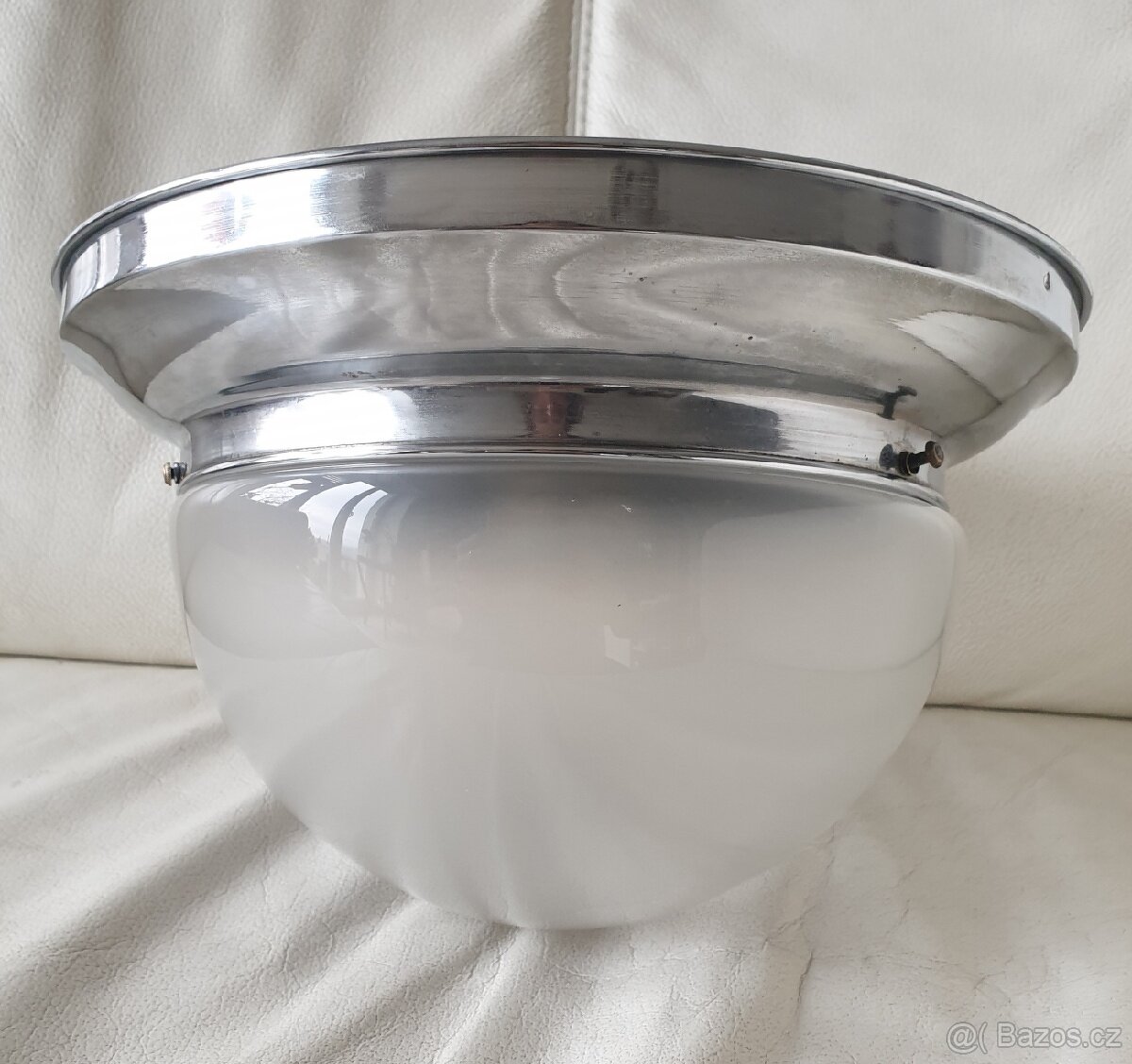 Starožitná stropnice funkcionalismus chrom - 6