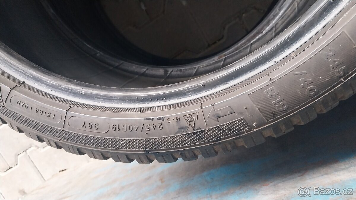 Prodám 2 x pneu Kleber 245/40/19 - 6