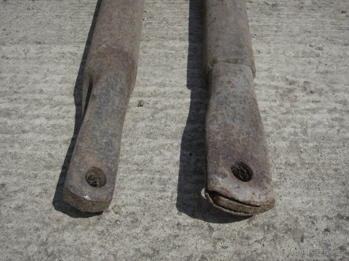 Ocelová vzpěra - tažná tyč - 2 ks - 6