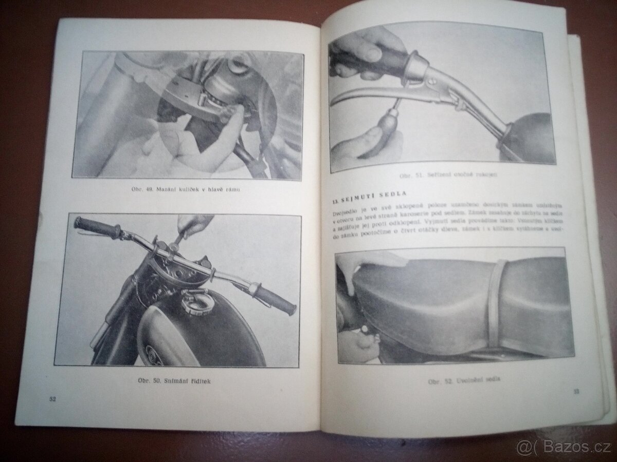 čz 125typ 453, čz 175typ 450 popis a návod k obsluze 1961 - 6