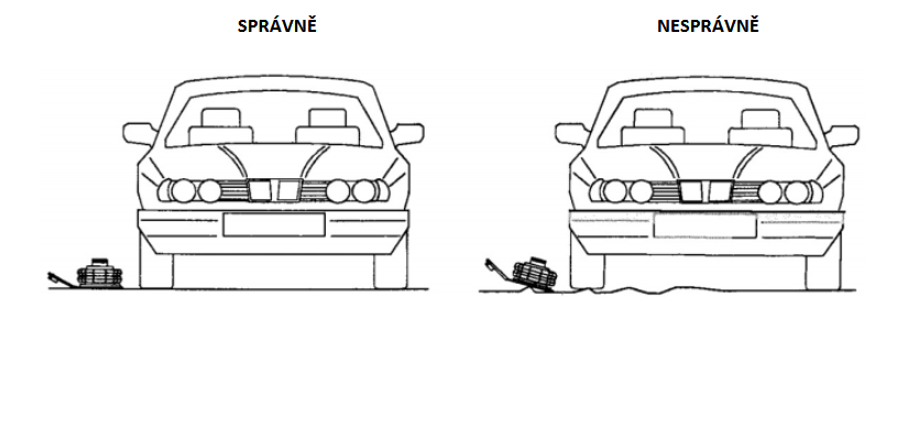 Pneumatický zvedák měchový 3.5 t + gumová podložka - 6
