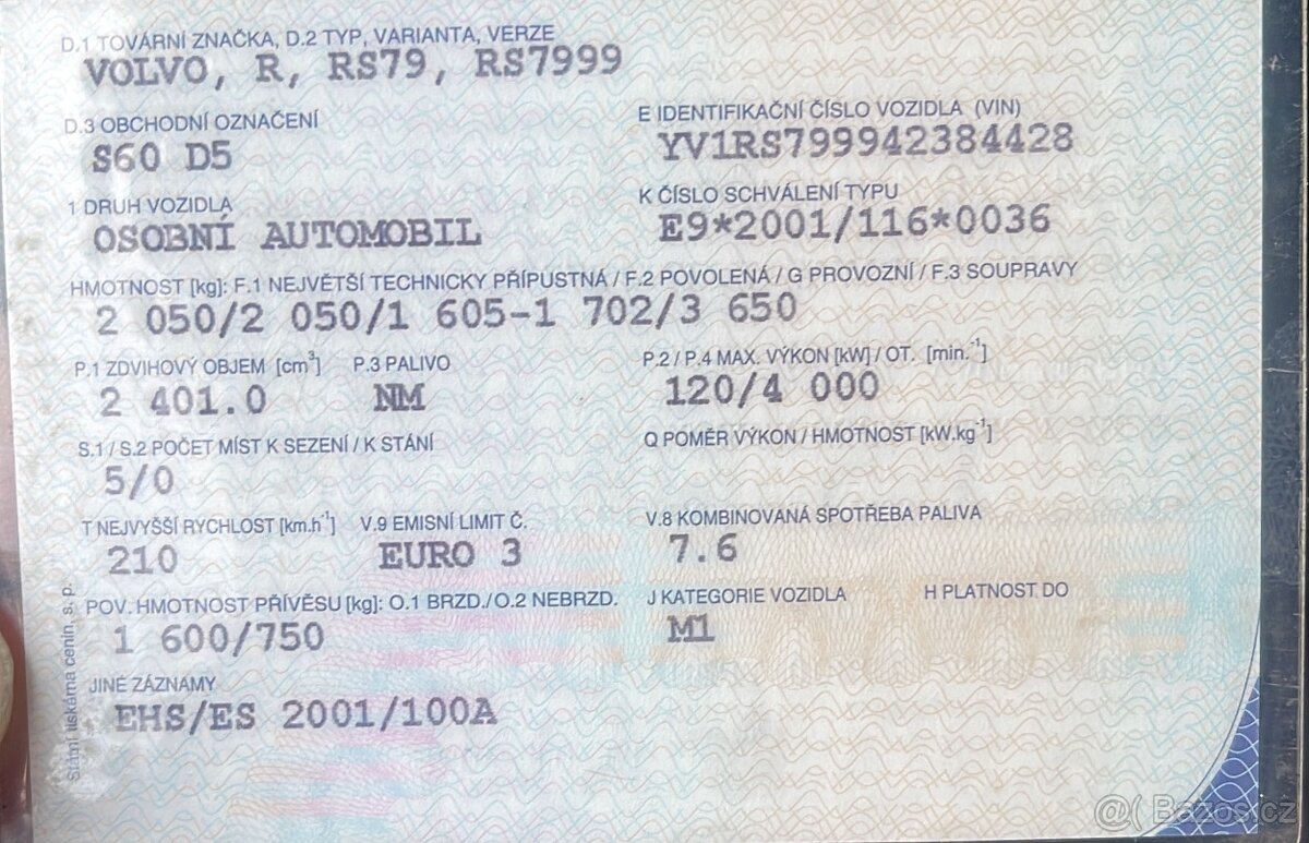 Volvo S 60 /120 kw / automat - 6