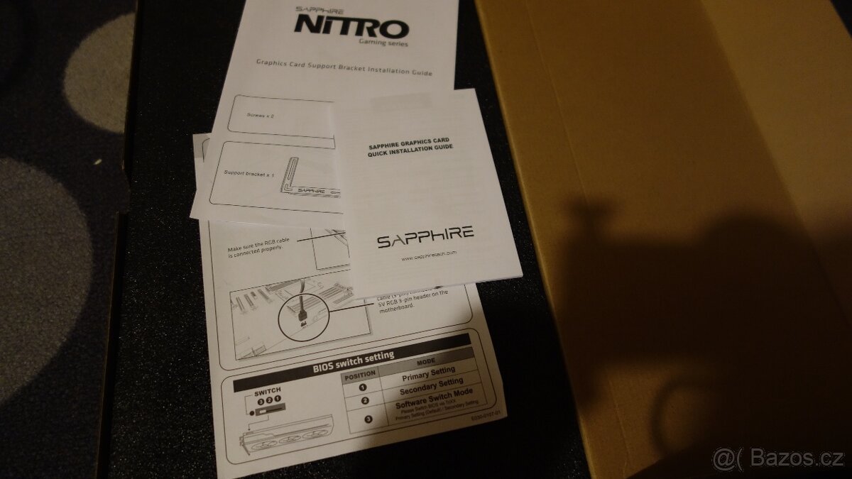 Radeon nitro rx6900xt na díly bez gpu chipu - 6