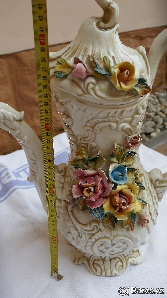 Starožitná karafa z pozůstalosti nádherná - 6