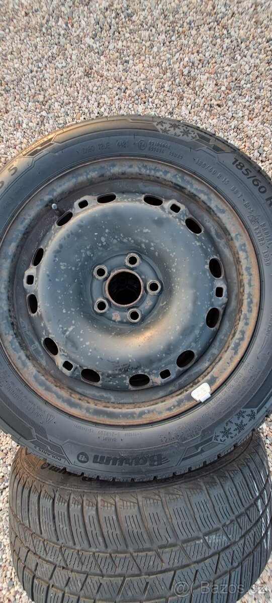 Škoda Fabia 3, VW Polo, 185/60/15 zimní sada - 6