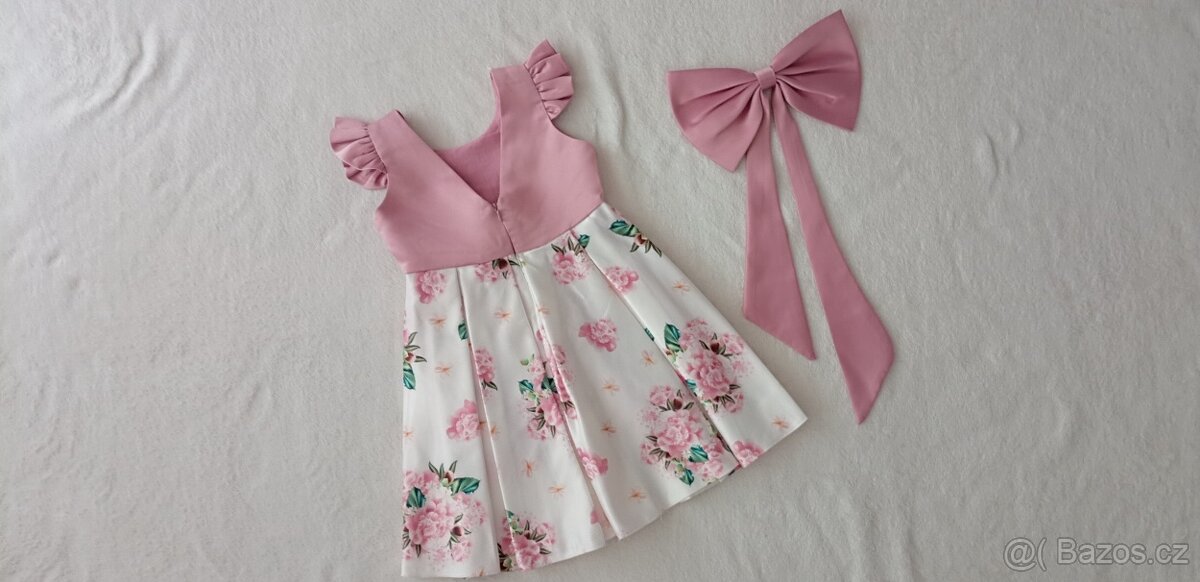 Dívčí společenské šaty, vel. 116 - 6