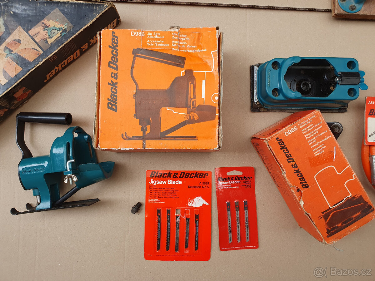 vrtačka B+D s příslušenstvím , původní balení - 6