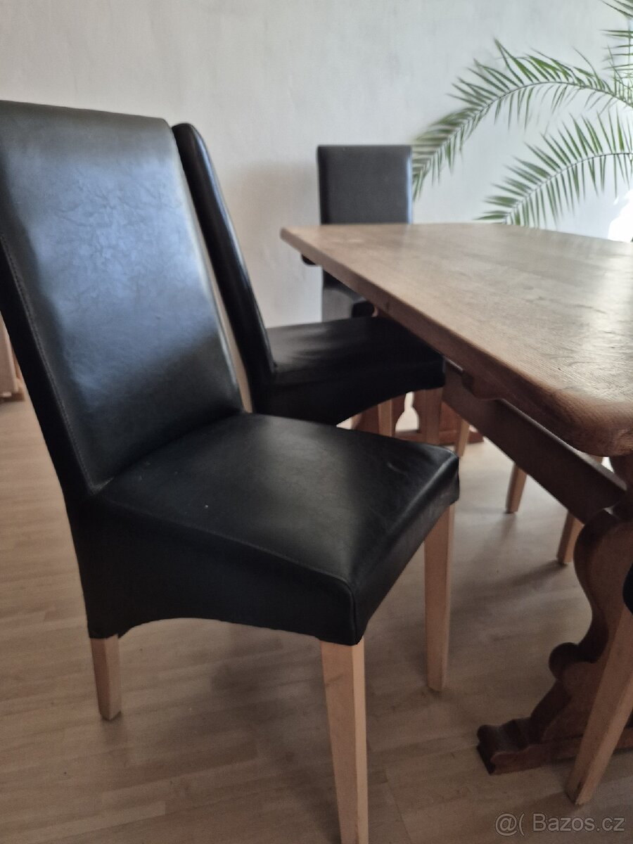 Selský stul a 6 zidli - 6