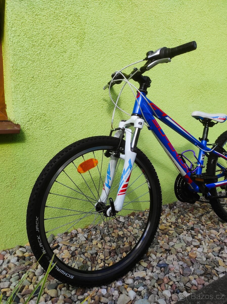 Značkové dětské kolo Superior 24" (modrá) - 6