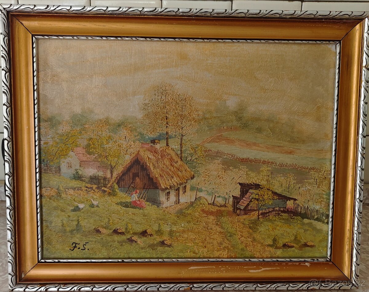 Obraz s monogramem F.Š - 6