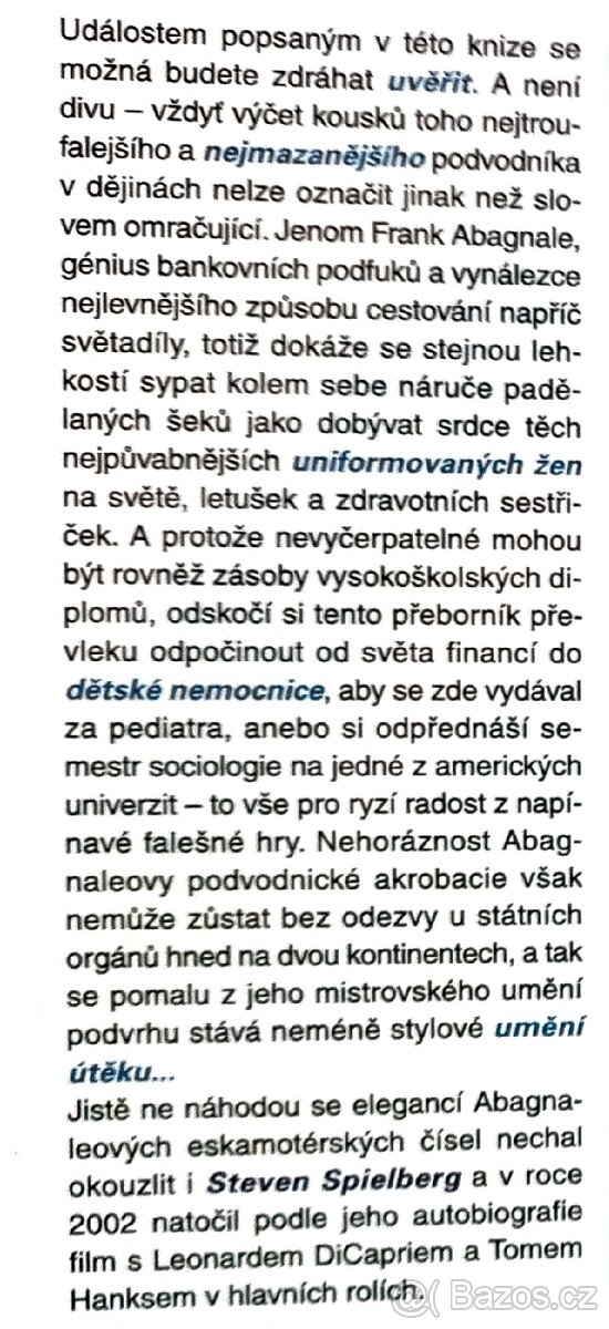 Chyť mě, jestli to dokážeš, kniha - 6