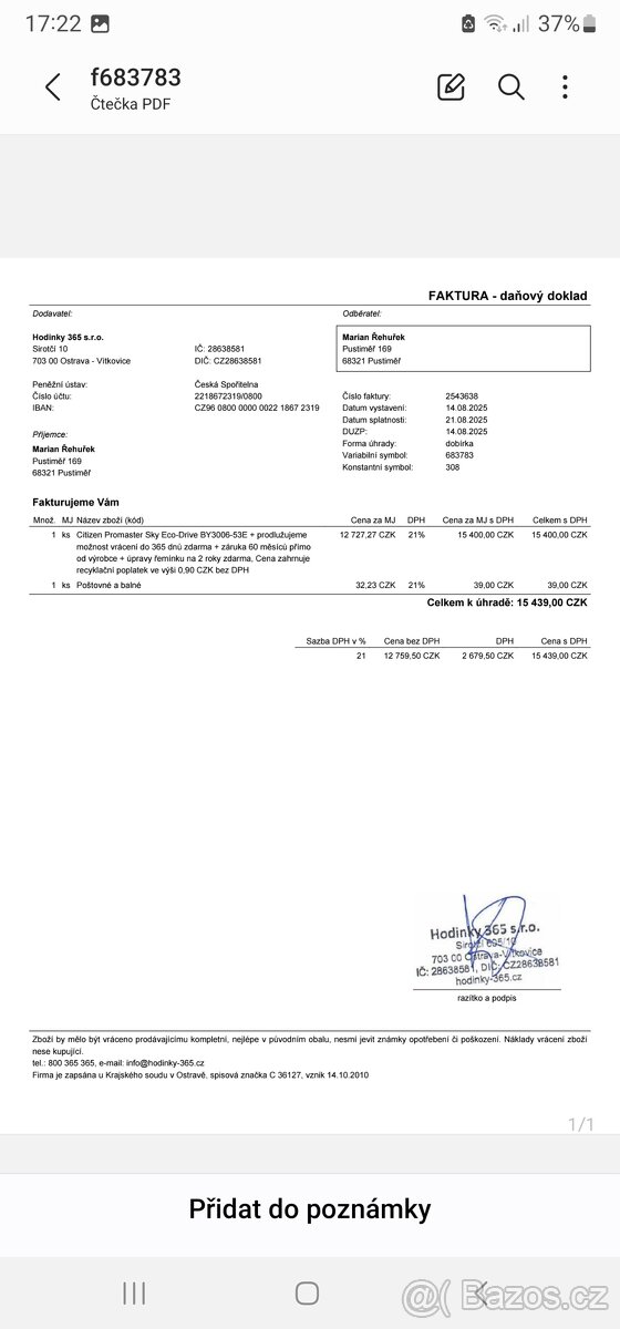 Hodinky Citizen promaster Eco Drive BY 3006-53E - 6
