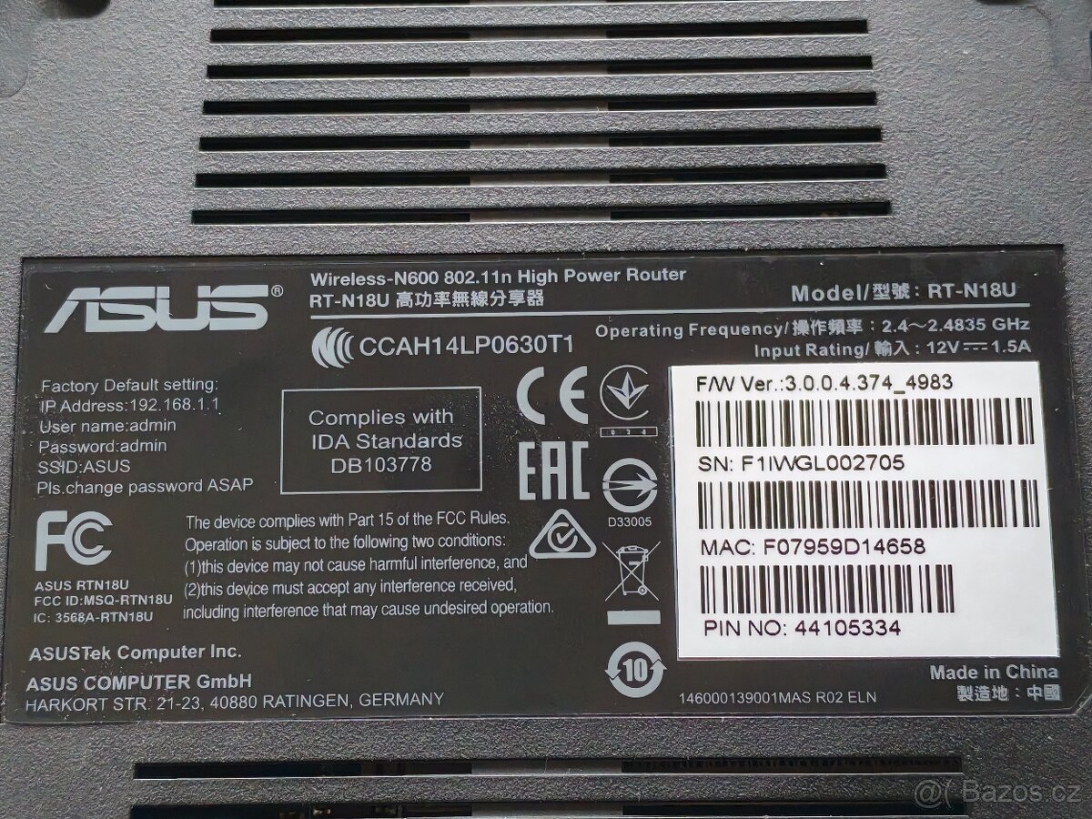 Wi-Fi router Asus RT-N18U - 6