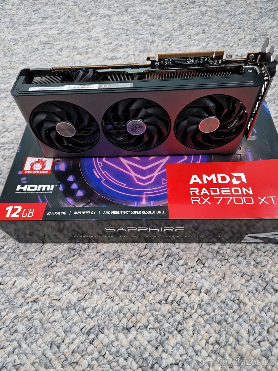 AMD RX 7700 XT 12GB Nitro + - 6
