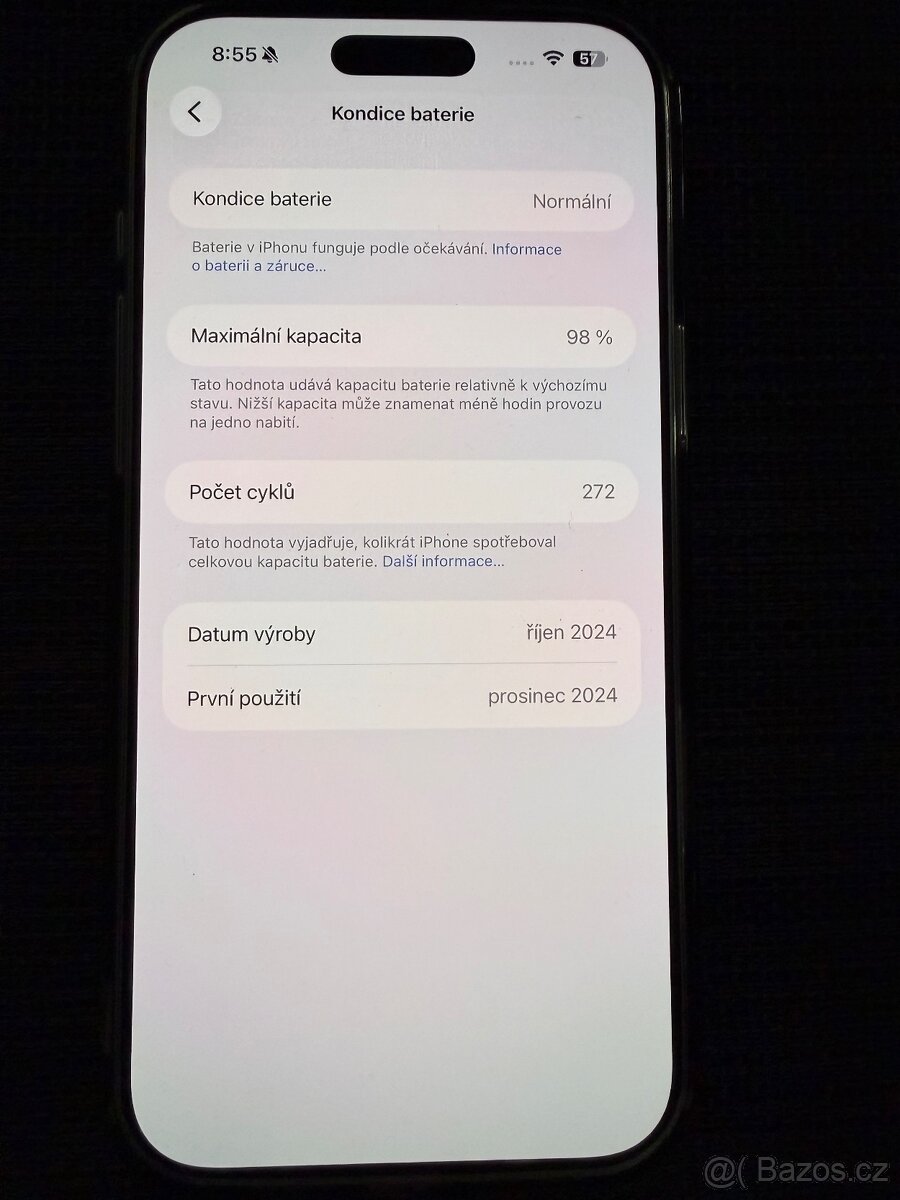 Prodám Apple IPhone 16 Pro Max 256GB - 6