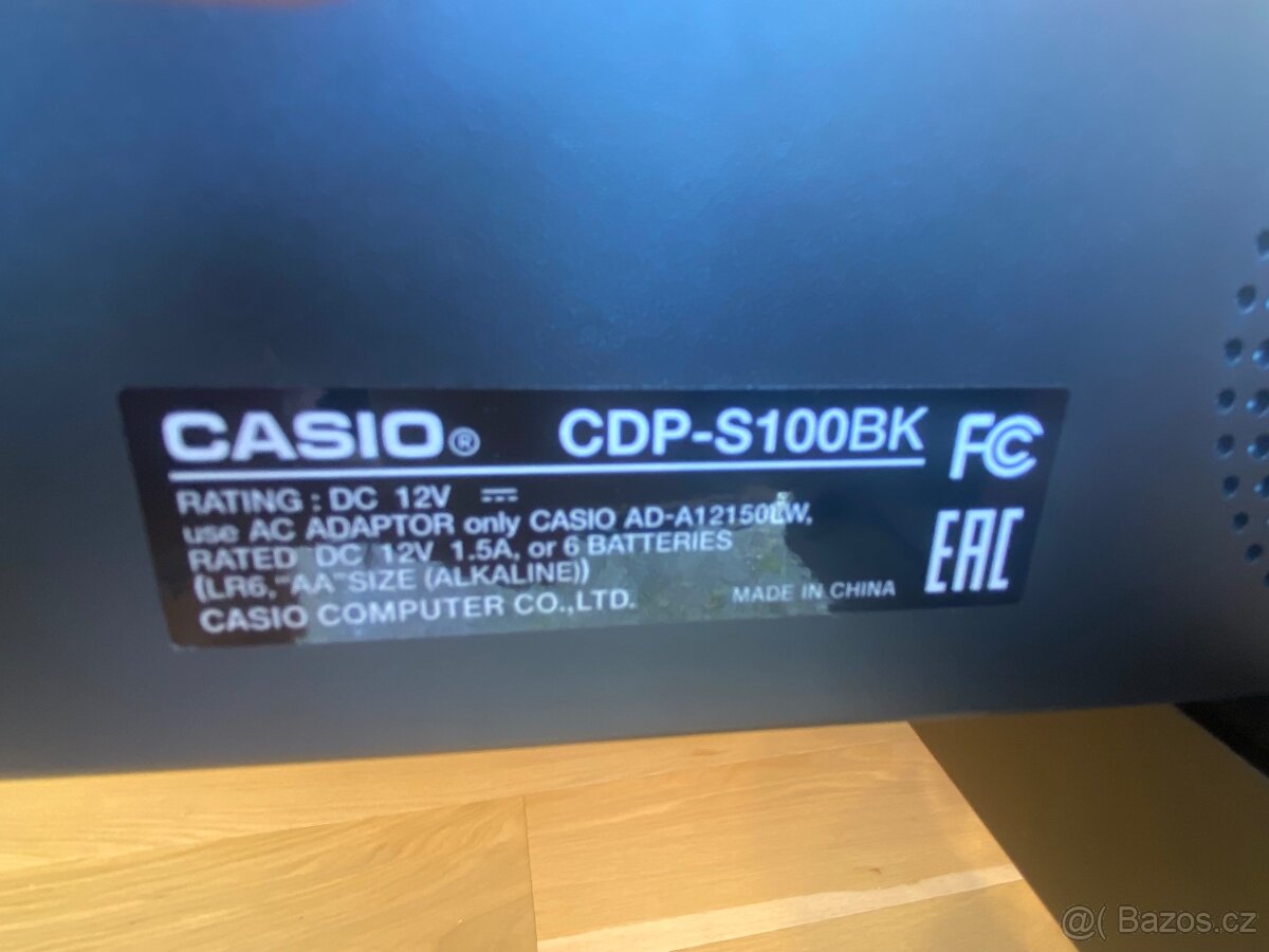 CASIO CDP S100BK digitální piano - 6