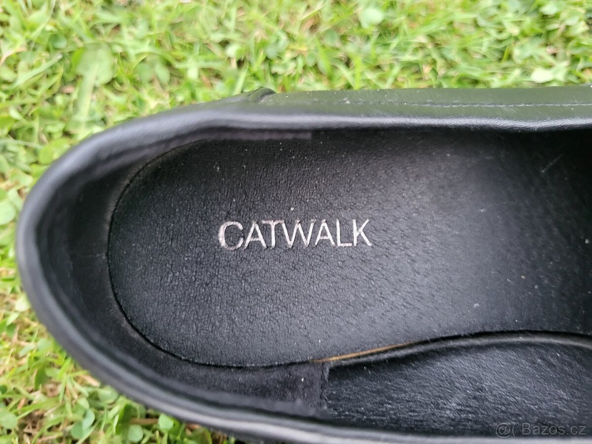 MOKASÍNY zn.CATWALK vel.41 ČERNÉ MODERNÍ - 6