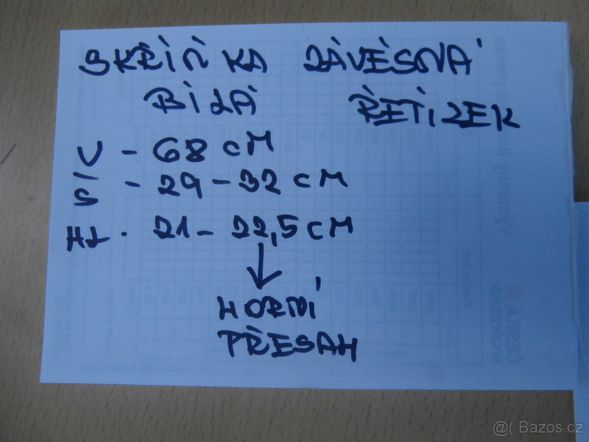 Skříňka závěsná za 300 kč - 6