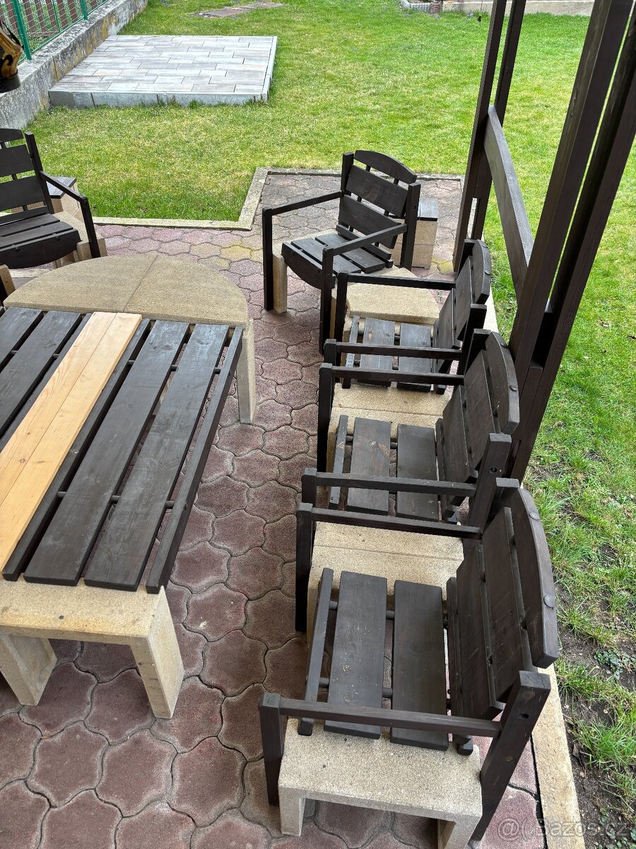Zahradní posezení pro 8 osob - 6