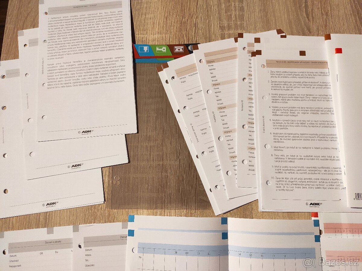 Archivní box a náhradní náplně,venní diář na 2026 ADK - 6