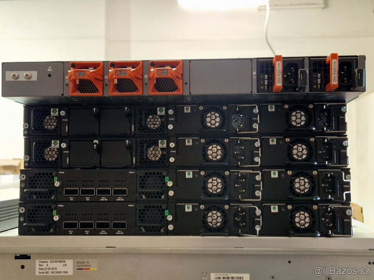 Juniper MX204 + 2x ICX 7650-48F + 7450-24 - 6