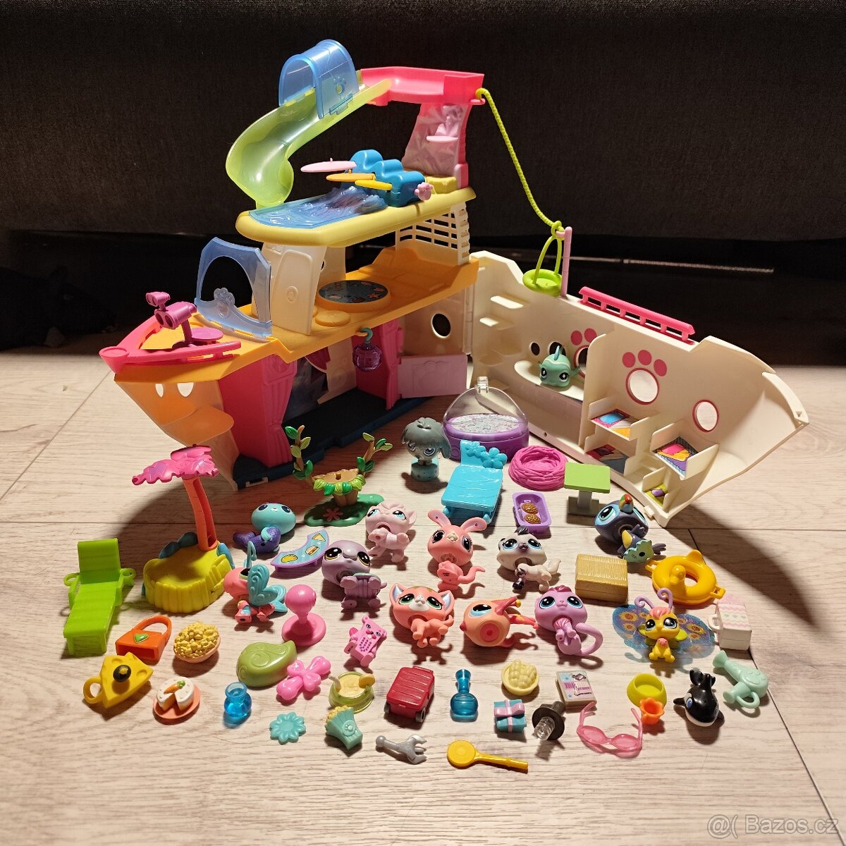 LPS velká sada loď zvířátka a doplňky - 6