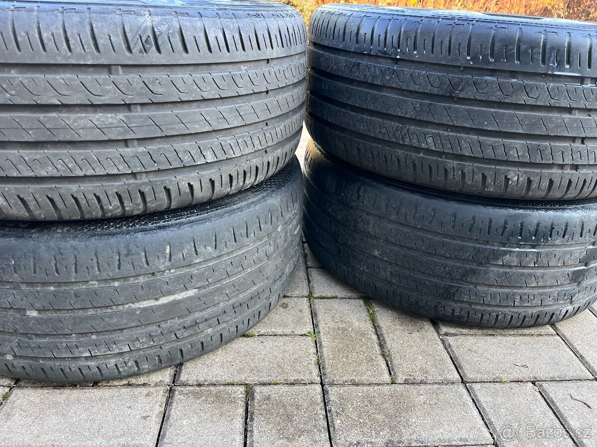4x alu disky 5x108 R17, letní pneu - 6