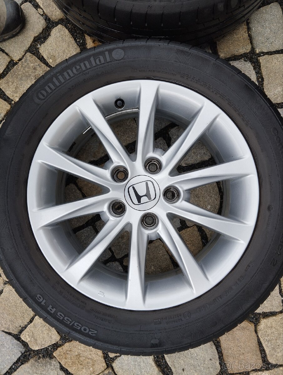 ALU 5x114,3 r16x6,5 ET 45, 205/55/16 Continental - 6