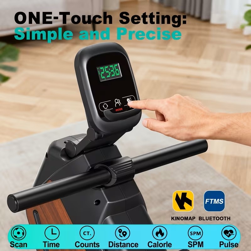 NOVÝ Veslovací domácí trenažér stroj - 6