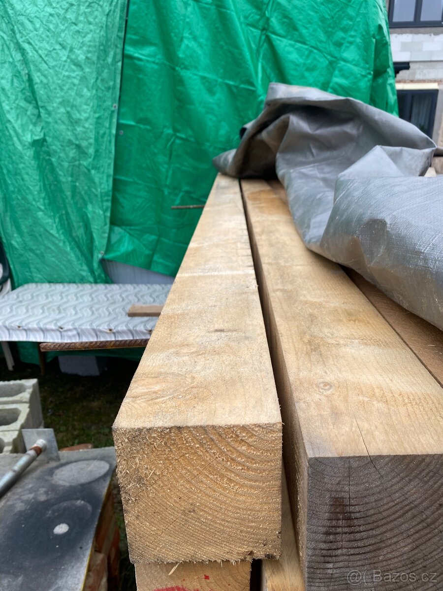 Stavební řezivo- trámky, prkna - 6